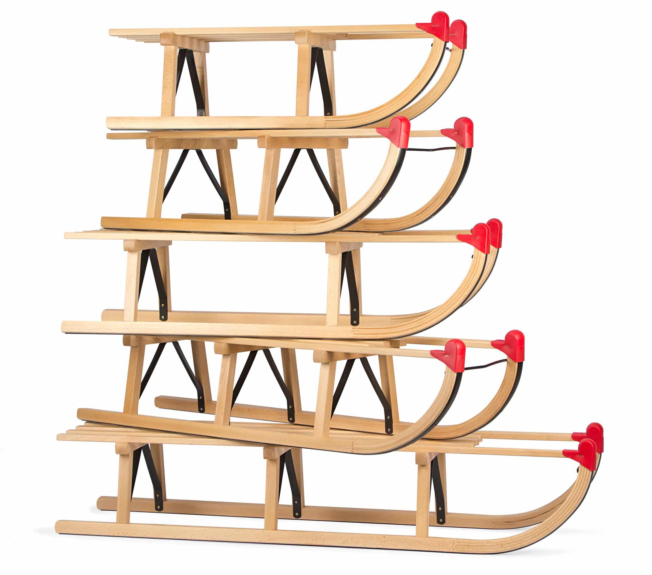 Houten slee Davos 120cm - Afbeelding 3