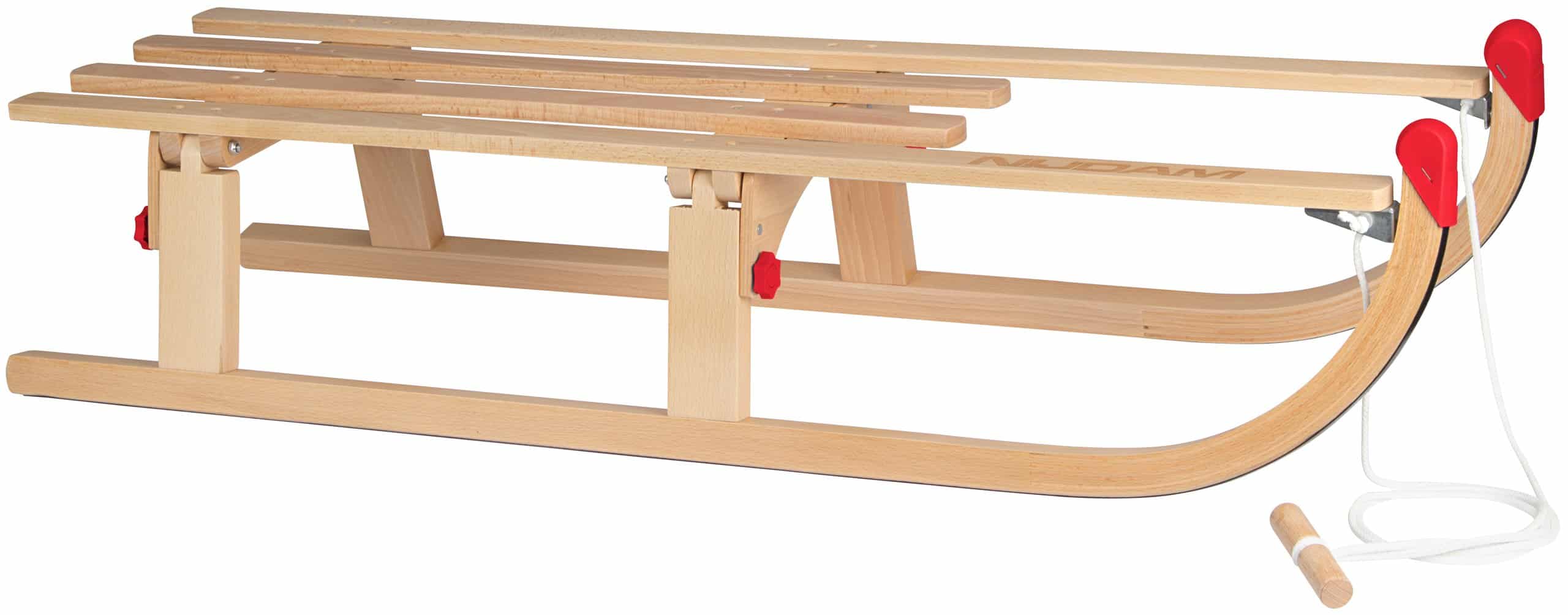 Houten slee opvouwbaar 110cm